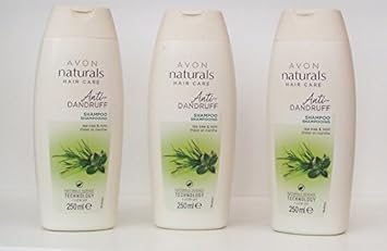 Avon Naturals Anti Dandruff Shampoo 250ml X 3 F Amazon Co Uk