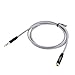 CableCreation 3 Feet 3.5mm Male to Female Extension Stereo Audio Extension Cable Adapter, Slim and Soft Aux Cable with Gold Plated Connector, Black and White