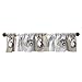 Bedtime Originals Little Rascals Forest Animals Window Valance, Gray/White