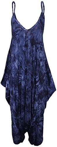 RM Womens Hareems V Neck Harems Dress All In One Jumpsuit Romper Ladies