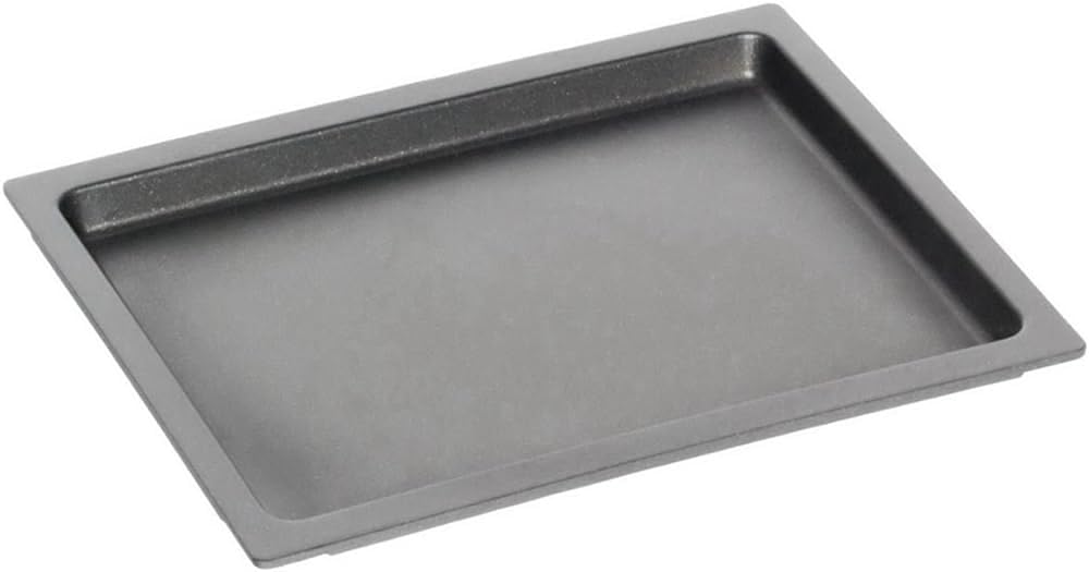 AMT Gastroguss Gastronorm AMZN-22733 Flat Container GN 1/2 Smooth Non-Induction 26.5 cm x 32.5 cm Height 2 cm without Handles Lotan® Non-Stick Finish
