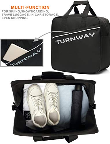 TurnWay Ski/Snowboard Boot Bag/Packing Ski Boots, Helmet, Goggles & Extras