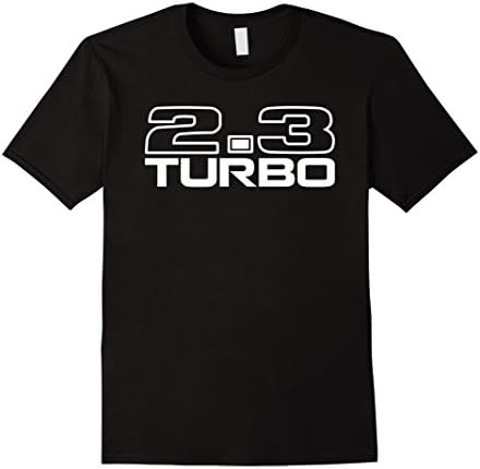 Mens 2.3 Turbo T-Shirt Turbo Coupe Merkur SVO Large Black