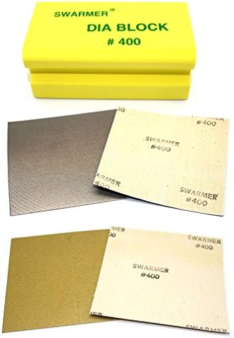 Insung Diamond 400Grit Flexible Sanding Sheet 3Set (All type/Dot type sandpaper with Hand pad)