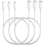 [3 Pack] Anker PowerLine Lightning Cable (3ft) Apple MFi Certified - Lightning Cables for iPhone X / 8 / 8 Plus / 7 / 7 Plus 6s / 6s Plus / 6 / 6 Plus/ 5s / 5, iPad mini / 4 / 3 / 2, iPad Pro Air 2