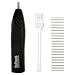 Ishua Electric Eraser Kit with 20 Eraser Refills and 1 Eraser Brush，for Battery Operated for Pencil and Charcoal, Black