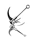 Grappling Hook with 3 Folding Claws, Lightweight & Collapsible Steel Anchor for Climbing, Hiking, or Tree Limb Removal