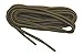 54 Inch Brown-Black Rugged Polyester Hiking Boot Laces Shoelaces (2 Pair Pack)