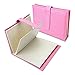 WarmHut Earrings Organizer Book, Small Portable Travel Jewelry Earrings Ear Studs Organizer Holder Display Storage Bag Case Box (Pink)
