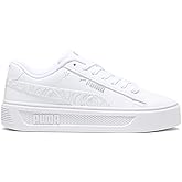 Puma Womens Smash V3 Platform Lace Up Sneakers Shoes Casual