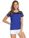 Easther Women Blouses Summer Lace Chiffon Tops Shirt