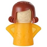 Home-X Steam'n Mama Microwave Cleaner. Orange Body and Brown Hair