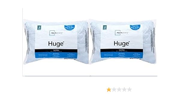 Amazon Com Huge Pillow 20 X 28 In Blue And White Stripe Set Of