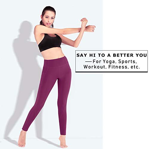 image for Heathyoga Yoga Pants High Waist Leggings for Workout Running & Yoga, S