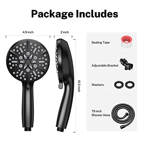 Wiserset High Pressure Shower Head, 79\