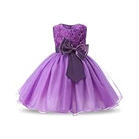 elecouble Princess Flower Girl Dress Summer Tutu Wedding Birthday Party Dresses for Girls Children