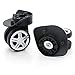 Super Ma 360 Swivel Luggage Mute Wheel Suitcase Replacement Repair Wheels 053(Couple Wheel)