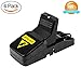 ONSON Mouse Trap, Mice\Rat Trap Snap Humane Power Rodent Killer, Best Mouse Catcher, Effective Sensitive Reusable Durable and Sanitary traps (4Pack)