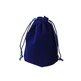 Housweety Velvet Drawstring Pouches Jewelry Wedding Favor Gift Candy Bag 20pcs 3 7/8