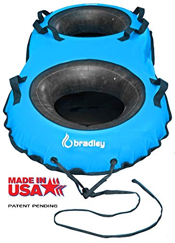 Bradley Tuboggan Double-Rider Snow Tube | Sledding Tubes | Inflatable Toboggan