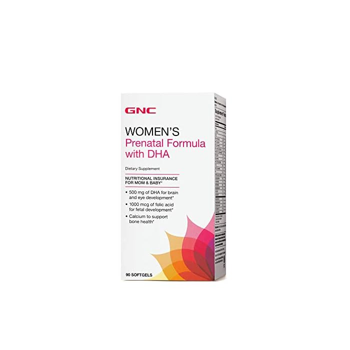 GNC Womens Prenatal Formula with DHA 90 softgels