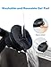 Mpow 104 Dashboard Car Phone Mount, Windshield Car Phone Holder, 2 Suction Levels, Washable Gel Pad Compatible iPhone XR,XS Max,X,8,7, Galaxy S10,S9,S8,S7,S6, Google, One Plus, Moto, and More, Black