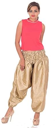 Indian Satin Silk women's Ladies Plus Size Alibaba Harem ...
