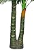 Artificial Palm Tree Decor for House and Office Realistic Faux Plant with Large Silk Leaves Stay Upright Without Pot,4.65 Feet,Green
