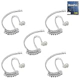 Pack of 5 - Twist On Replacement Acoustic Tube for 2-Way Radio Headsets by MaximalPower