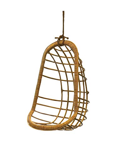 Two's Company Hanging Rattan Chair