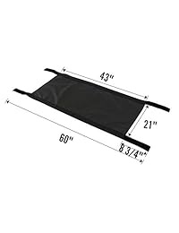 Seven Sparta   Hamaca para techo de coche para Jeep Wrangler YJ, TJ, JK y JKU 1987 2018, 4 puertas y 2 puertas, resistente al agua, para reposabrazos de coche