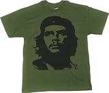 Che Guevara Vintage Classic Logo Men's Olive Tee Shirt