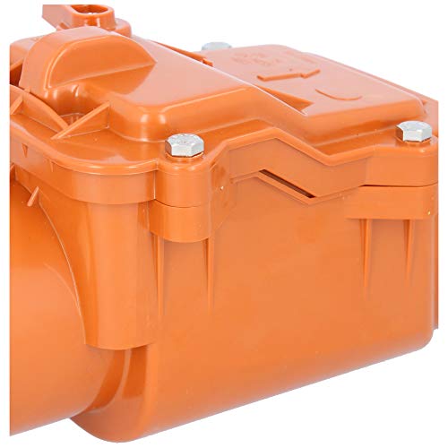 PEŠTAN Rückstauverschluss Ø DN 75 Orange | Rückschlagklappe Rückstauventil Rückstauklappe Rückstauverschluss… – Bild 4
