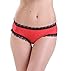 Meetyoo 2 Pack Women Sexy mesh Hollow Panties Lace Floral Open Underwear with Bow Tie