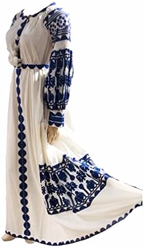 Cotton embroidery jalabiya dress kuwaiti style beaded free size with tie up belt (Cotton, White blue) price in UAE | Amazon UAE | kanbkam Cotton embroidery jalabiya dress kuwaiti style beaded free size with tie up belt (Cotton, White blue) price in UAE | Amazon UAE | kanbkam