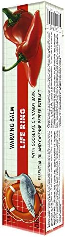 "Life Ring" Warming Balm for Muscle and Joint Pain Relief 50g/1.8 Oz