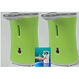Lysol No-Touch Automatic Hand Soap Dispenser-White- Pack of 2 Dispensers.