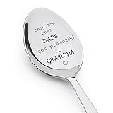 Only The Best Dad Get Promoted To Grandpa, Best Selling Items, Only The Best Dad Get Promoted To Papa, Only The Best Parents Get Promoted, Engraved Spoon