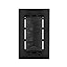 VCE Brush Wall Plate 5-Pack, Cable Pass Through Insert for Wires, Single Gang Cable Access Strap, Wall Socket for HDTV, Home Theater Systems - Black