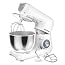 Robot Da Cucina Con Ciotola Acciaio 5L - Impastatrice 1100W Grigio Titanio