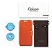 Taken Samsung Galaxy S 8 Plus / S8 Plus Leather Wallet Case with Cards Slot and Metal Magnetic, Slim Fit and Heavy Duty, Plastic Flip Case with Rubber Edge, for Women, Men, Boys, Girls (Dark Brown)