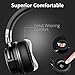 Wireless Active Noise Cancelling Headphones with Mic,Alteng Hi-Fi 30H Playtime Travel Foldable Over-Ear Stereo Sound Headset,Comfortable Protein Earpads,Non-Sound Leakage for Travel Work TV Computer