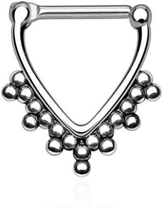 Surgical Steel Nose Piercing Nose Ring Septum Ring Ornament Tribal Piercing Nose Ring Autiga®