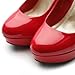 Ollio Women's Shoe Stilettos Enamel High Heel Platform Multi Color Pump