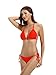 Zeraca Women's Tie Side Pantie Triangle Bikini Set