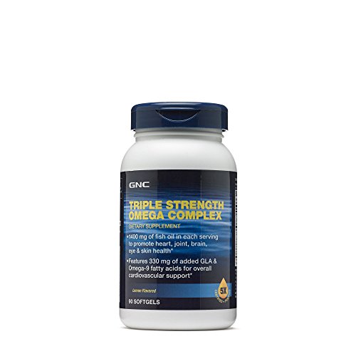 GNC Triple Strength Omega Complex Supplement, 90 Count