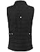 BOHENY Womens Quilted Fully Lined Lightweight Vest with Hoodie-L-BLACK_HOODIE