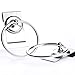 Pair of Shiny Silver Cabinet Door Instant Towel Mounts for Home Decor