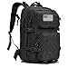 MEWAY Military Tactical Backpack Large Assault Pack 3 Day Army Rucksacks Outdoor Hunting Backpacks 42L (Black)