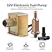 Universal 12v Electric Fuel Pump 2.5-4psi Type Square Fuel Pump 30GPH Self Priming Gasoline Diesel Pump for Carburetor